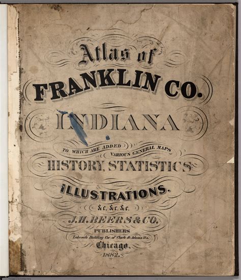 Title Page: Atlas of Franklin County, Indiana. - David Rumsey