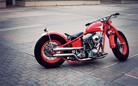 Bike Classic Fog Harley Davidson Motorcycle Motorcyclist Old