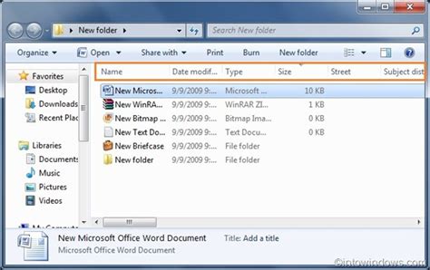 How To Display Additional Details For A Folder In Windows 7