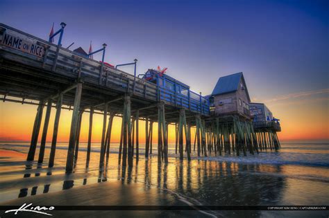 Old Orchard Beach Pier Maine Morning Sunrise Beauitful Mor Flickr
