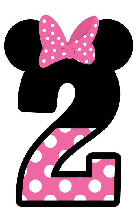Number 3 Clipart Minnie Mouse Number 3 Minnie Mouse Transparent Free