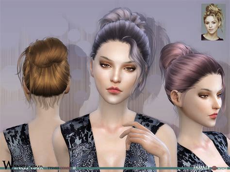 Wings Hair Sims4 Tts1023 F The Sims 4 Catalog