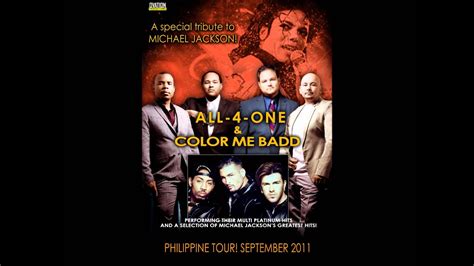 Color Me Badd And All 4 One Concert Tour Youtube