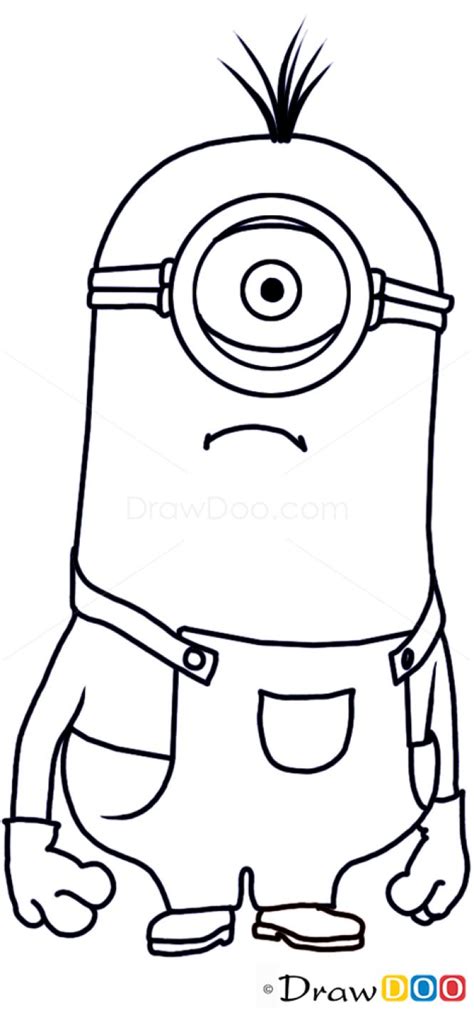 How To Draw Stewart Minion Despicable Me How To Draw Drawing Ideas