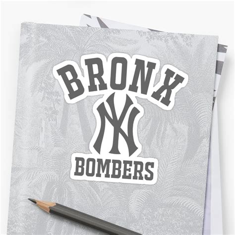Bronx Bombers Stickers By Sosze Redbubble