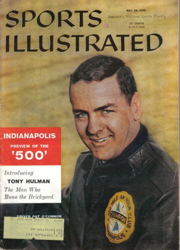1958 526 Sports Illustrated Magazineindianapolis 500 Tony Hulman