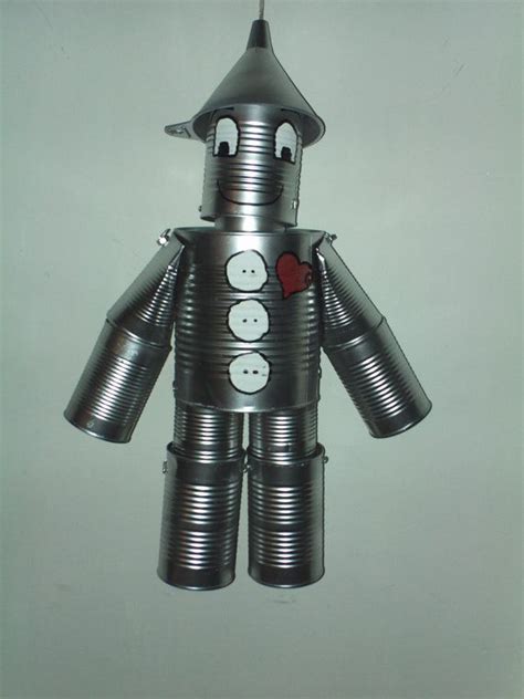 66 Best Tin Can People Images On Pinterest Tin Can Man Tin Men And Diy