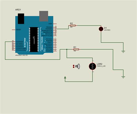 Photoresistor Circuit Diagram Ldr Darkness And Light Detector Sensor