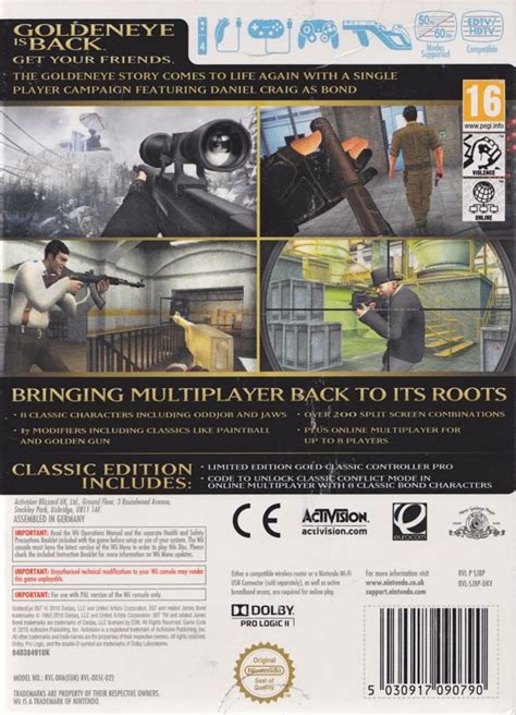 Goldeneye 007 Classic Edition Cover Or Packaging Material Mobygames