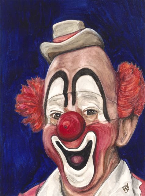 Clown Portraits By Patty Vicknair Clown Paintings Creepy Clown Clown