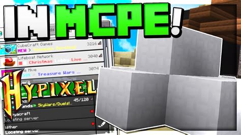 Hypixel is only available on the java edition of minecraft, but was formerly available on the bedrock edition of the game as well. Hypixel Bedwars Server in MCPE!!! - Minecraft (Pocket Edition, Xbox, Windows 10) - YouTube