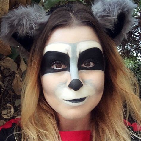 Raccoon Makeup Halloween