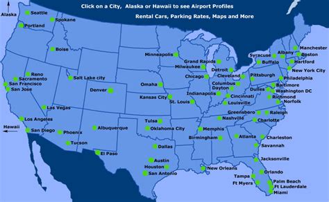 30 Map United States Airports