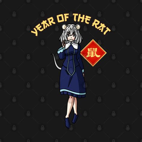Year Of The Rat Chinese Zodiac Lunar New Year Anime Girl Year Of The