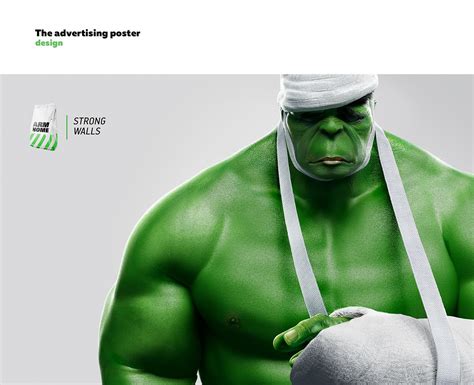 Strong Walls On Behance Creative Advertising Ads Creative Print