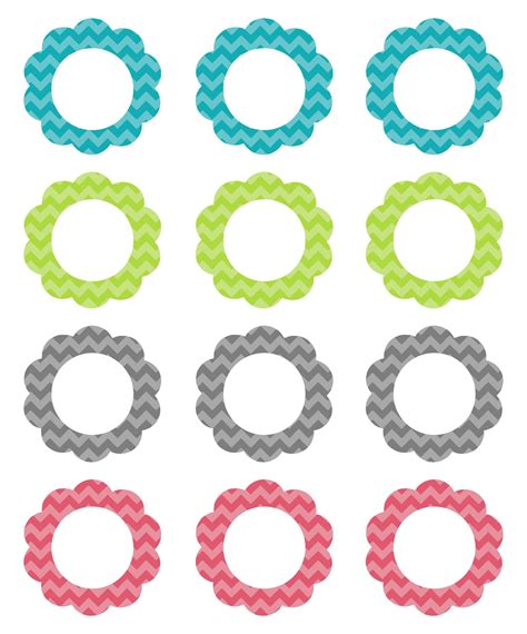 Free Printable Pink Cupcake Toppers Template

