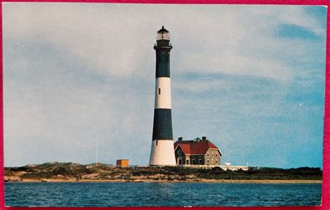 Fire Island New York Fire Island Light House Vintage Etsy In 2020