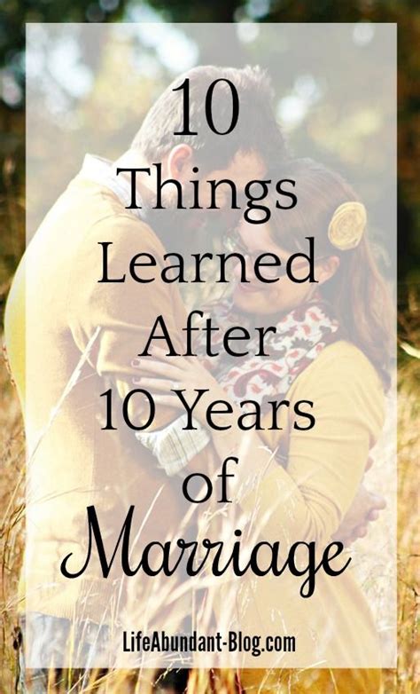 Life Abundant Blog 10 Things Learned After 10 Years Of Marriage