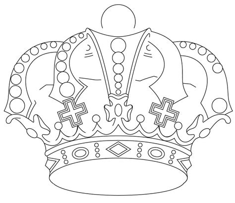 Royal Crown Coloring Page Free Printable Coloring Pages For Kids