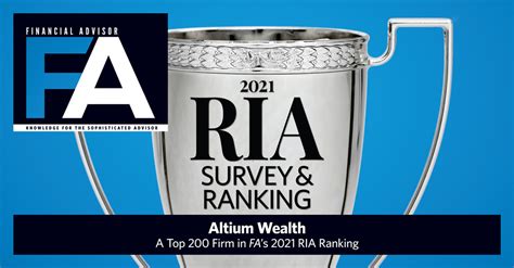 Altium Ranked Top 200 In Fas 2021 Ria Survey And Ranking List