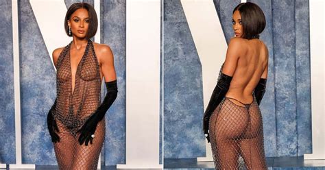 Ciara Responds To Selective Outrage Over Naked Oscars Party Dress Photos Lovebscott Com
