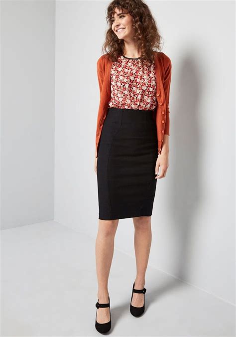 I Ll Have The Usual Pencil Skirt In Black Modcloth Pencil Skirt