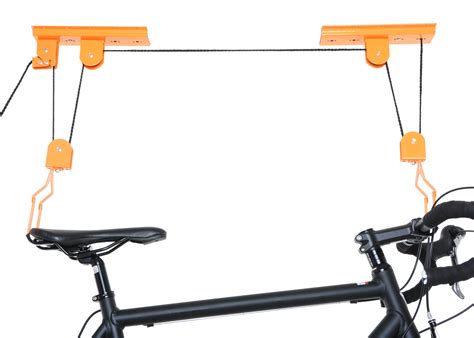 Bike lift hoists are perfect for cyclists who live in smaller spaces. Ceiling Mounted Garage Bike Lift Bicycle Hoist - Walmart.com - Walmart.com