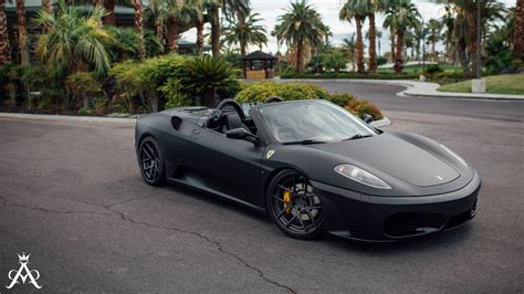 Aristo Forged Wheels Black Matt Ferrari F430 Spider Wallpaper