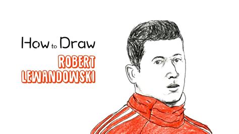 How To Draw Robert Lewandowski Youtube