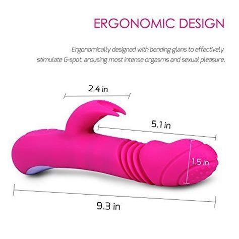 Heating Thrusting Rabbit Vibrator G Spot Dildo Female Adult Sex Toy