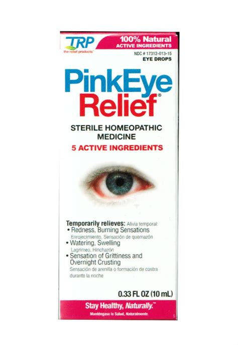 Trp Homeopathic Pink Eye Relief