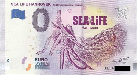 0 euro scheine standort : 0 Euro Schein - Sea Life Hannover 2019-1 - OttoGbR ...