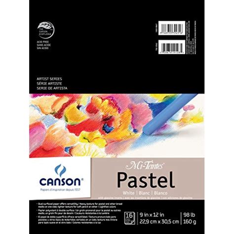 Canson Mi Teintes Pastel Paper Pad Glassine Dual Sided Light And