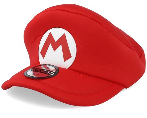 Super Mario Hat Red Flexfit Nintendo Cap Uk