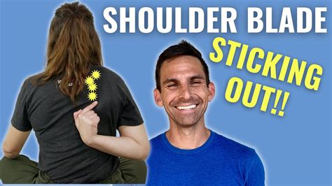 How To Reduce Scapular Winging Shoulder Blade Sticking Out YouTube