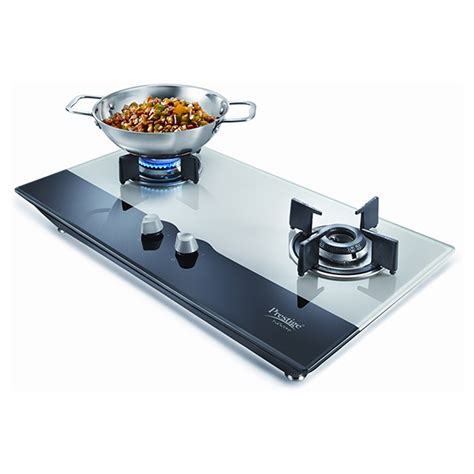 Food can easily lurk below the pots, getting increasingly burnt. Buy Prestige Hobtop 2 Burner Glass Top Gas Stove Online in ...