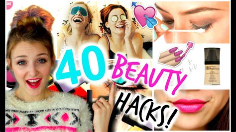 40 LAZY GIRL BEAUTY HACKS Easy DIY More YouTube