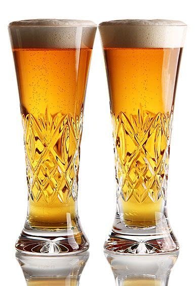 Waterford Huntley Pilsner Set Of 4 Crystal Glassware Crystals Beer Glasses