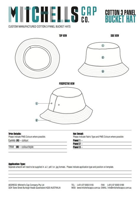 Free Printable Bucket Hat Pattern
