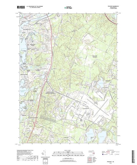 Pocasset Massachusetts 2018 Usgs Old Topo Map Reprint 7x7 Ma Quad