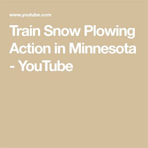 train snow plowing action in minnesota youtube snow plow minnesota train