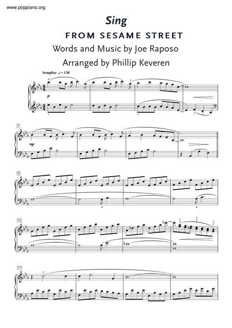Sing Sheet Music Piano Score Free Pdf Download Hk Pop Piano Academy
