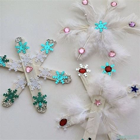 Easy Snowflake Craft For Kids To Make