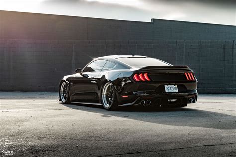 Black Bagged Ford Mustang S550 Weld S71 Wheels
