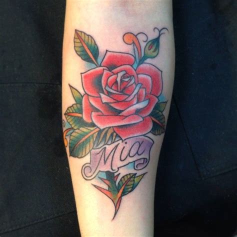 8 Beautiful Rose Tattoos Rose Tattoo With Name Rose Tattoos Trendy