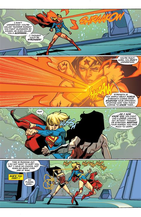 Wonder Woman Vs Supergirl Star Comics Dc Comics I Dont Understand You