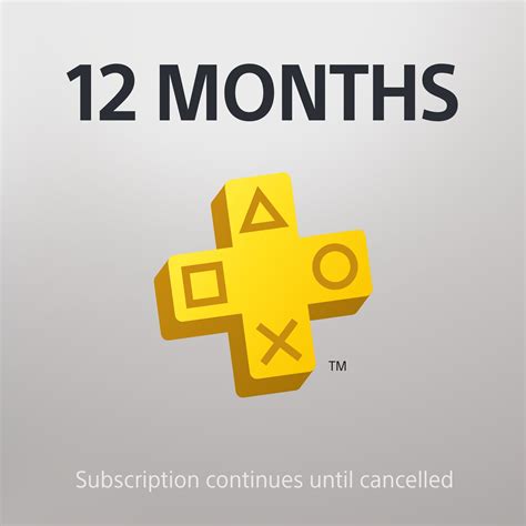 Ps Plus 12 Month Subscription