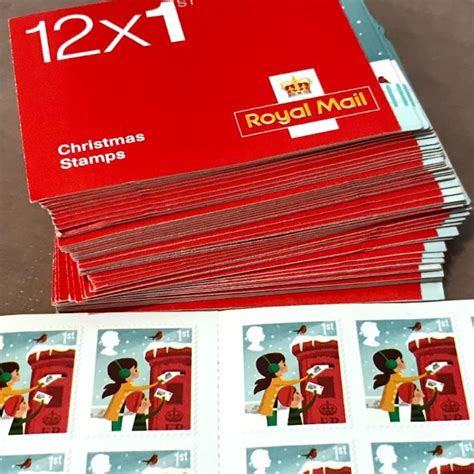 12 X 1st Class Christmas Stamps Self Adhesive 9 Discount 7735p