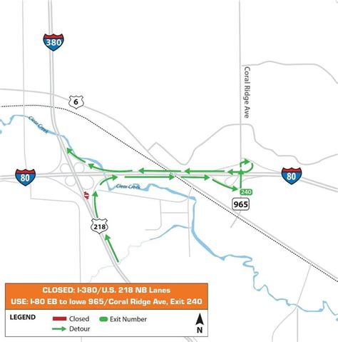 I 80i 380 Systems Interchange Closures And Detours Planned For June 8 12