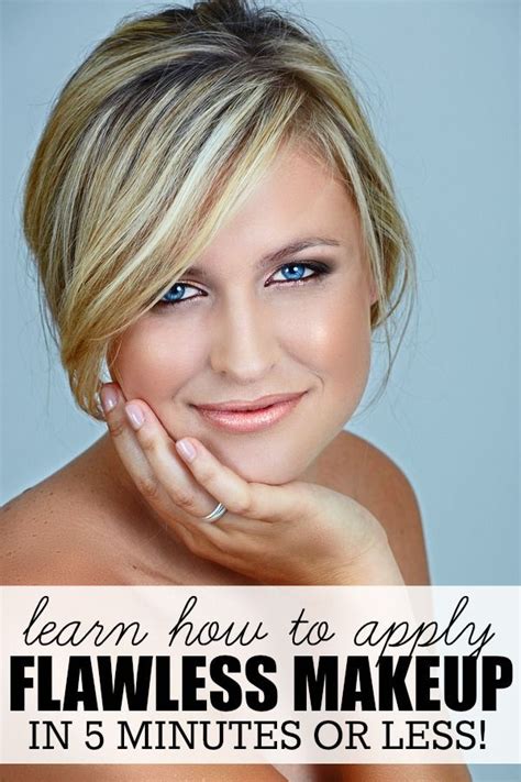 How To Apply Flawless Makeup In 5 Minutes Or Less With Images